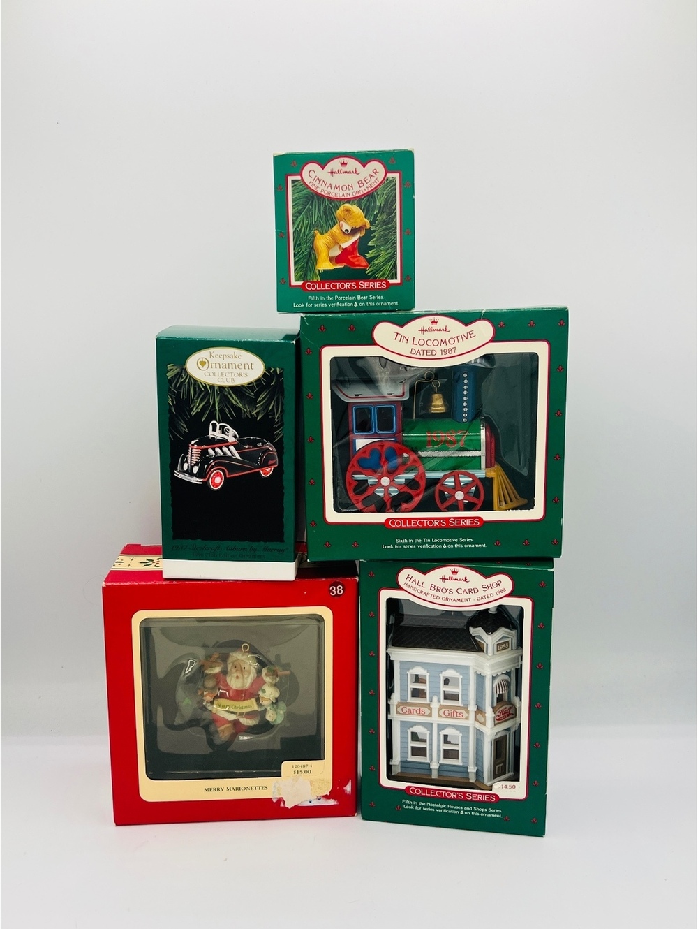 Vintage Hallmark Keepsake Ornaments Collection Lot of 5